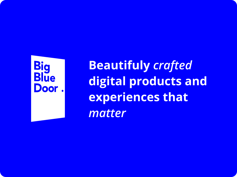 Big Blue Door logo